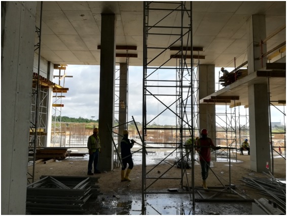 Internal view on the main concourse