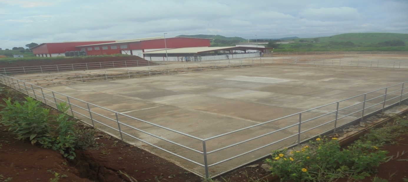 Vue extérieure de l’abattoir de 250 têtes de Ngaoundéré